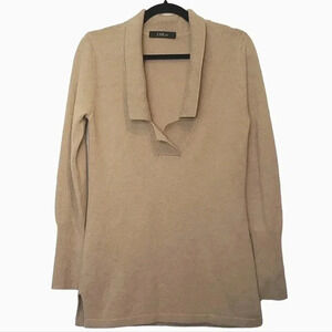 XMLee women's v-neck collared cashmere sweater size S